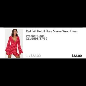 Red Flare Dress